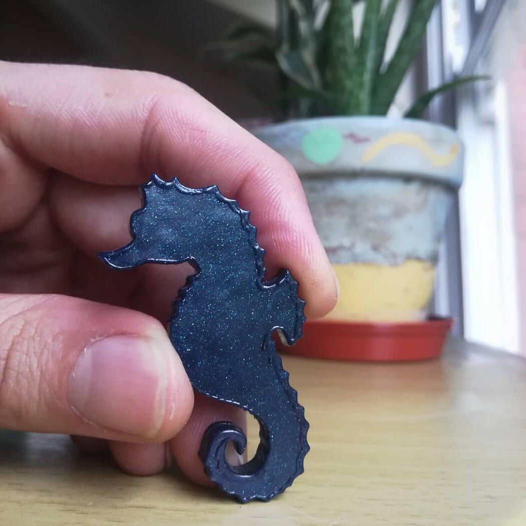 Recycled Plastic Seahorse