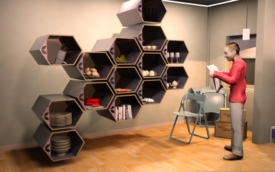 3DS Max render of futuristic storage concept